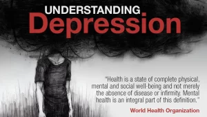 depression graphic from World Health Organization